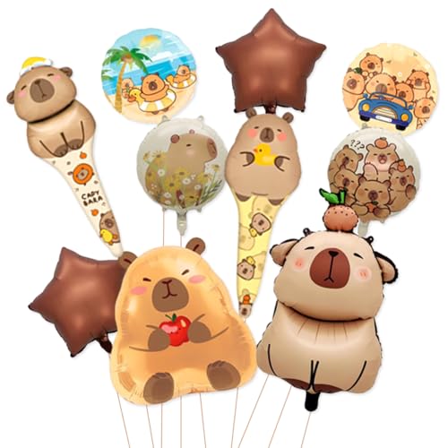 Capibala balloon,10PCS Foto-Hintergrund-Requisiten,Kreative Cartoon-Luftballons, Cartoon Aluminium Folie Ballon Dekoration Ballon Geburtstagsfeier Hochzeit Festival Capibala balloon,10PCS Foto-Hintergrund-Requisiten,Kreative Cartoon-Luftballons, Cartoon Aluminium Folie Ballon Dekoration Ballon Geburtstagsfeier Hochzeit Festival von QWEPU