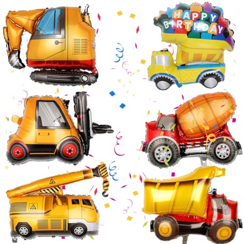 QWEPU Bagger Folienballon,Bagger Ballon, 8PCS XXL Bulldozer Luftballons, Ballon Auto Bagger Geburtstag Party Ballons für Bagger Geburtstag Deko Junge Baustelle Dekoration QWEPU Bagger Folienballon,Bagger Ballon, 8PCS XXL Bulldozer Luftballons, Ballon Auto Bagger Geburtstag Party Ballons für Bagger Geburtstag Deko Junge Baustelle Dekoration von QWEPU