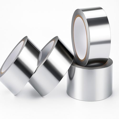 Gewebe Klebeband Panzertape extra stark mit Wasserdichtes Reparaturband für innen aud außen gewebeverstärktes Reparaturband Klebekraft wasserfest aud handreißbares Klebeband(4Pcs,30 m x 50 mm,Silber) Gewebe Klebeband Panzertape extra stark mit Wasserdichtes Reparaturband für innen aud außen gewebeverstärktes Reparaturband Klebekraft wasserfest aud handreißbares Klebeband(4Pcs,30 m x 50 mm,Silber) von QWFHOME