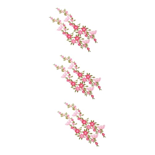 Applikationen für Kleidung, bestickte Blumen-Stoffaufnäher, 6 Stück bestickte Aufnäher für die Reparatur von Kleidung Applikationen für Kleidung, bestickte Blumen-Stoffaufnäher, 6 Stück bestickte Aufnäher für die Reparatur von Kleidung von QWFVHJ