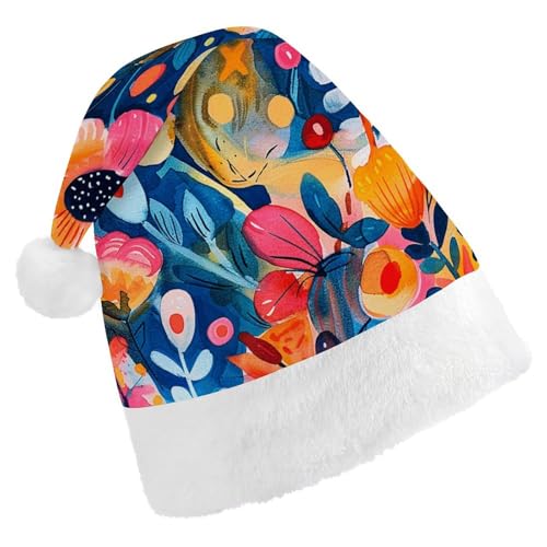 QWJKM Beliebte Weihnachtsmannmütze im Kunststil, weich, bequem, für Weihnachten, lustige, festliche Weihnachtsmütze für Erwachsene QWJKM Beliebte Weihnachtsmannmütze im Kunststil, weich, bequem, für Weihnachten, lustige, festliche Weihnachtsmütze für Erwachsene von QWJKM