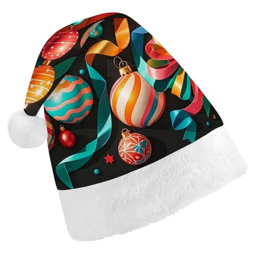 QWJKM Verschiedene Dekorationen für Weihnachten, Weihnachtsmannmütze, weich, bequem, Urlaubsmütze für Weihnachten, lustige, festliche Weihnachtsmütze für Erwachsene QWJKM Verschiedene Dekorationen für Weihnachten, Weihnachtsmannmütze, weich, bequem, Urlaubsmütze für Weihnachten, lustige, festliche Weihnachtsmütze für Erwachsene von QWJKM