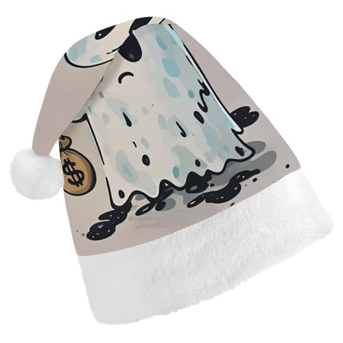 QWJKM Weihnachtsmütze für Erwachsene mit armen Geistern, weich, bequem, Weihnachtsmütze für Weihnachten QWJKM Weihnachtsmütze für Erwachsene mit armen Geistern, weich, bequem, Weihnachtsmütze für Weihnachten von QWJKM