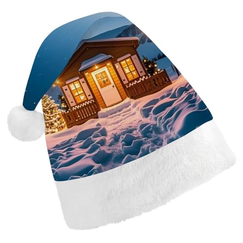 QWJKM Weihnachtsmütze mit Aufschrift "Christmas in the Ice And Snow", weich, bequem, für Weihnachten, lustig, festlich, Weihnachtsmütze für Erwachsene QWJKM Weihnachtsmütze mit Aufschrift "Christmas in the Ice And Snow", weich, bequem, für Weihnachten, lustig, festlich, Weihnachtsmütze für Erwachsene von QWJKM