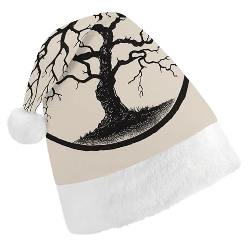 QWJKM Weihnachtsmütze mit Baum ohne Blätter, weich, bequem, für Weihnachten, lustig, festlich, Weihnachtsmütze für Erwachsene QWJKM Weihnachtsmütze mit Baum ohne Blätter, weich, bequem, für Weihnachten, lustig, festlich, Weihnachtsmütze für Erwachsene von QWJKM
