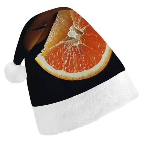 QWJKM Weihnachtsmütze mit Kakis und Orangen, weich, bequem, für Weihnachten, lustig, festlich, Weihnachtsmütze für Erwachsene QWJKM Weihnachtsmütze mit Kakis und Orangen, weich, bequem, für Weihnachten, lustig, festlich, Weihnachtsmütze für Erwachsene von QWJKM