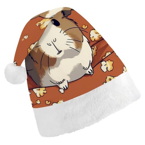 QWJKM Weihnachtsmütze mit Tier- und Popcorn-Motiv, weich, bequem, für Weihnachten, lustige, festliche Weihnachtsmütze für Erwachsene QWJKM Weihnachtsmütze mit Tier- und Popcorn-Motiv, weich, bequem, für Weihnachten, lustige, festliche Weihnachtsmütze für Erwachsene von QWJKM