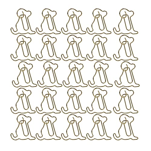 Büroklammern in Tierform – niedliche Tierformen – Metall, rutschfest und langlebig, Dokumentenorganisation für Büro und Zuhause, leicht, 30 Stück, mehrfarbig von QWUUYEC