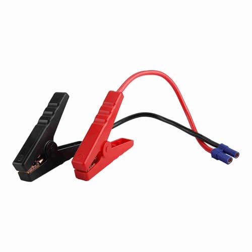 Car Jump Starter Kabel – Hochwertige EC5 Klemme mit PVC - Schutz + Robuste Batteriehalterung für Notstromversorgung, Autostart und Solaranwendungen Car Jump Starter Kabel – Hochwertige EC5 Klemme mit PVC - Schutz + Robuste Batteriehalterung für Notstromversorgung, Autostart und Solaranwendungen von QWUUYEC
