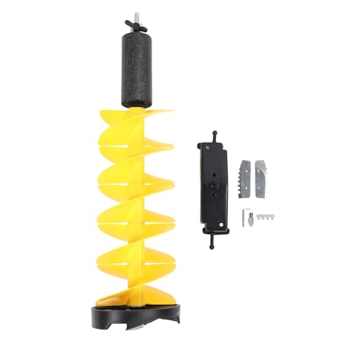 Eisbohrer Hand, Elektrischer Eisspiralbohrer 74cm, 8 Zoll Bohrdurchmesser - Robust Nylon Konstruktion, Schwimmender Adapter, Für Tiefes Wasser und Dicke Eisangeln Eisbohrer Hand, Elektrischer Eisspiralbohrer 74cm, 8 Zoll Bohrdurchmesser - Robust Nylon Konstruktion, Schwimmender Adapter, Für Tiefes Wasser und Dicke Eisangeln von QWUUYEC