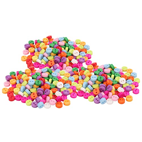 Multicolor -Harz -Nähknöpfe - Langlebige glänzende Oberfläche für Handwerks -DIY -Kleidung Reparatur und Kinderlernen -Projekte (type 1) von QWUUYEC