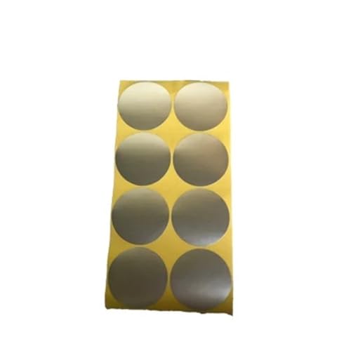 Einfache Aufkleber 100 Stück 45 mm Aufkleber, Laser-Gold, blanke Etiketten, Dekor, Prägestempel, Geschenkbox, Verpackung, Siegelverpackung for Geschenk-Scrapbooking-Aufkleber(6) von QWWQYDY
