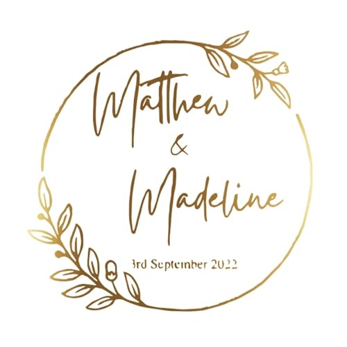Einfache Aufkleber 50 stücke Runde Gold Folie Klar Label Aufkleber Hochzeit Party Umschlag Geschenk Tasche Kerzen Box Pack Cookie Danke Aufkleber(Design 03,3CM-50PCS) von QWWQYDY