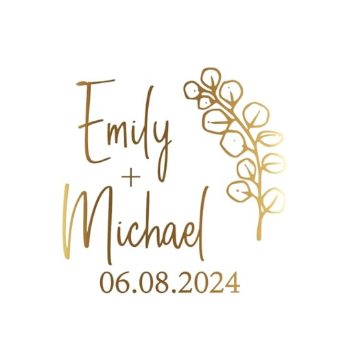 Einfache Aufkleber 50 stücke Runde Gold Folie Klar Label Aufkleber Hochzeit Party Umschlag Geschenk Tasche Kerzen Box Pack Cookie Danke Aufkleber(Design 10,5CM-50PCS) von QWWQYDY
