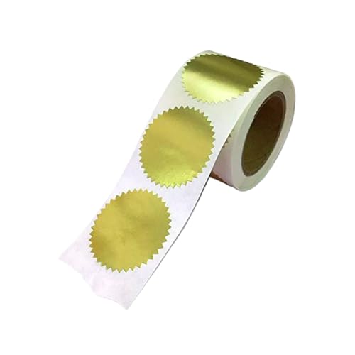 Einfache Aufkleber 500 Stück Aufkleber Laser Golden Glossy Etiketten Decorlabel Prägestempel Geschenkbox Verpackung Siegelverpackung for Geschenk Scrapbook Aufkleber Einfache Aufkleber 500 Stück Aufkleber Laser Golden Glossy Etiketten Decorlabel Prägestempel Geschenkbox Verpackung Siegelverpackung for Geschenk Scrapbook Aufkleber von QWWQYDY