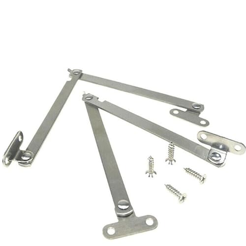 QWWQYDY Klappscharnier 2 STÜCKE Edelstahl Klapp Zugstange Schranktür Bewegliche Hebeunterstützung Hardware Schränke Scharniere Display Rack Stützstangen QWWQYDY Klappscharnier 2 STÜCKE Edelstahl Klapp Zugstange Schranktür Bewegliche Hebeunterstützung Hardware Schränke Scharniere Display Rack Stützstangen von QWWQYDY