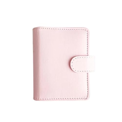 QWWQYDY Loose Leaf Notebook 3 Ring Mini Loose-leaf Hand Book Portable Notebook Card Book Storage Binder Supplies(Shell only) von QWWQYDY