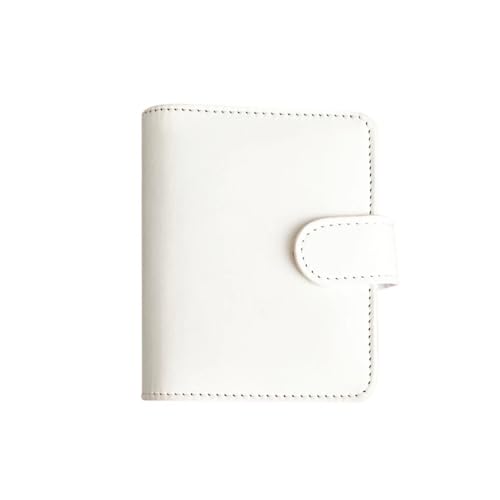 QWWQYDY Loose Leaf Notebook 3 Ring Mini Loose-leaf Hand Book Portable Notebook Card Book Storage Binder Supplies(Shell only-01) von QWWQYDY