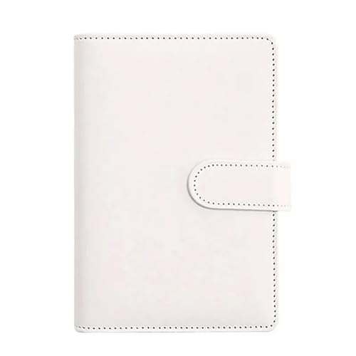 QWWQYDY Loose Leaf Notebook A5/A6 Budget Binder Planer Notebook Abdeckung PU Lose-blatt Handbuch 6 Löcher Binder Tagebuch Agenda Papier Abdeckung(Blue-01,A6) von QWWQYDY