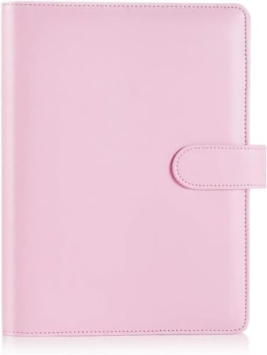 QWWQYDY Loose Leaf Notebook A5/A6 Budget Binder Planer Notebook Abdeckung PU Lose-blatt Handbuch 6 Löcher Binder Tagebuch Agenda Papier Abdeckung(Briwb,A6) von QWWQYDY