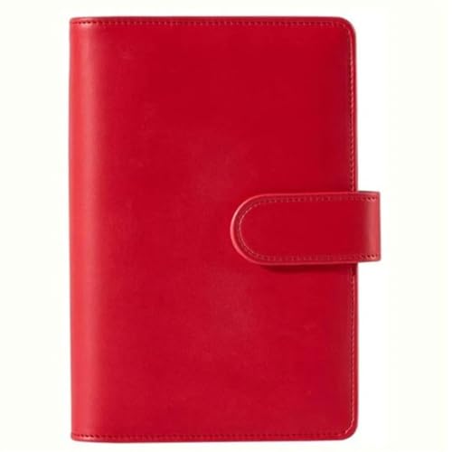 QWWQYDY Loose Leaf Notebook A5/A6 Budget Binder Planer Notebook Abdeckung PU Lose-blatt Handbuch 6 Löcher Binder Tagebuch Agenda Papier Abdeckung(Purple,A6) von QWWQYDY