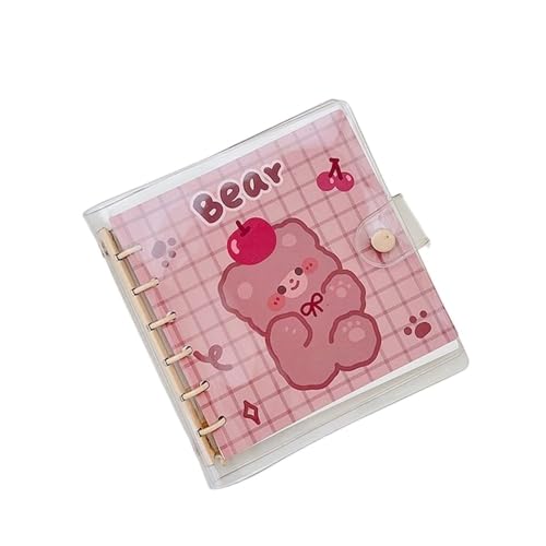 QWWQYDY Loose Leaf Notebook Konto-Schreibblöcke, quadratisches Tagebuch, Buch, Handbuch, abnehmbares Notizbuch, Notizblock, Buch mit losen Blättern(Khaki) von QWWQYDY