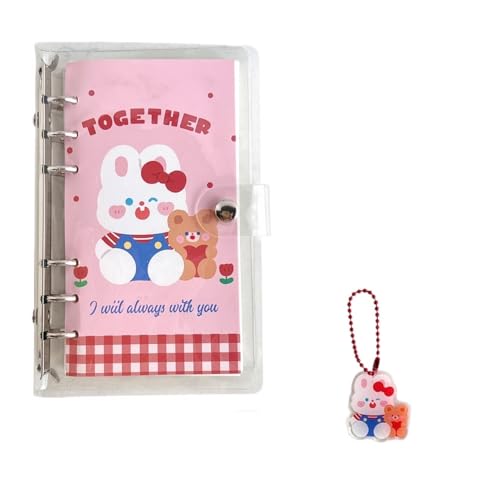 QWWQYDY Loose Leaf Notebook Schönheit Hand Ledger Cartoon Spule Buch Nette Stil Student Notebook Abnehmbare Lose-blatt Buch Büro Schreibwaren(03) von QWWQYDY