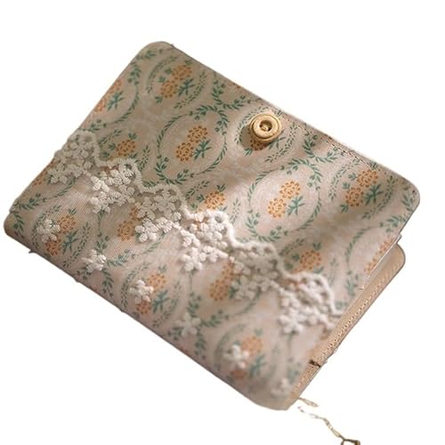 QWWQYDY Loose Leaf Notebook Spitze rosa dichte Blumen Baumwolle lose Blatt A5A6A7 BinderJournal Notizbuch Tagebuch Cover handgefertigt(Dark Pink,Tread Bound A6) von QWWQYDY