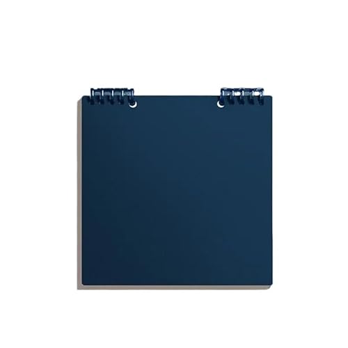 QWWQYDY Loose Leaf Notebook Square Notebook Substyle Simple Checkered Manual Ledger Student Diary Super Thick Blank Book Journal Notebook(Blue) von QWWQYDY