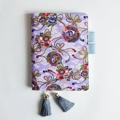 QWWQYDY Loose Leaf Notebook Standard-A5-Tagebuch, Notizbuch, Zubehör, Vintage-Tages- und Wochenplaner, Organizer, Agenda, Journal(Phoenix A5,With Grid Book) von QWWQYDY