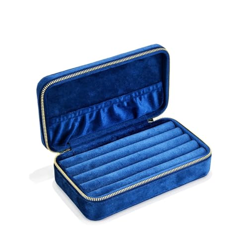 QWWQYDY Schmuckaufbewahrung Personalisieren Sie Samt Schmuckschatulle Plüsch Tragbare Ring Aufbewahrungsbox Reise Business Schmuck Organizer Einzigartige Geschenke(G119) von QWWQYDY