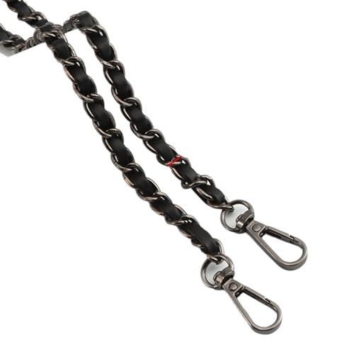 QWWQYDY Taschengurt 120 cm Langer Taschengurt aus PU-Leder for Umhängetaschen, Schultertaschengurt, Ersatzzubehör, 0,8 cm breite Taschenkette(Color-6) von QWWQYDY