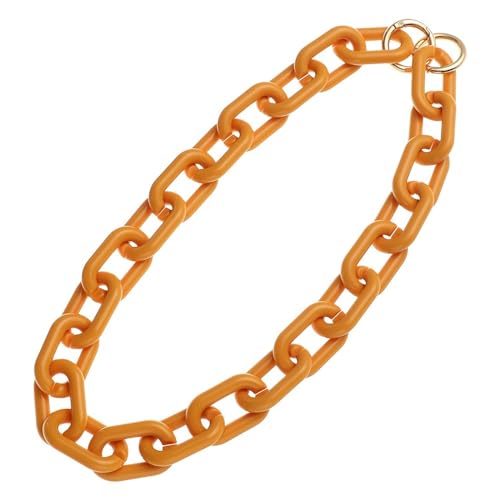 QWWQYDY Taschengurt Auswechselbarer Taschenkettenriemen for Damen, Abnehmbarer Taschenriemen aus Kunstharz, DIY-Umhängetasche-Zubehör(Yellow) von QWWQYDY