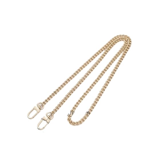 QWWQYDY Taschengurt Goldene Taschenkette Zubehör Metall Verlängerungsketten Unterarm Crossbody Schultergurt Ersatztaschen Gurt for Damentasche(Color-2,140CM) von QWWQYDY