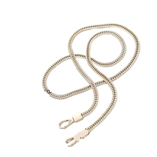 QWWQYDY Taschengurt Goldene Taschenkette Zubehör Metall Verlängerungsketten Unterarm Crossbody Schultergurt Ersatztaschen Gurt for Damentasche(Color-3,40CM) von QWWQYDY