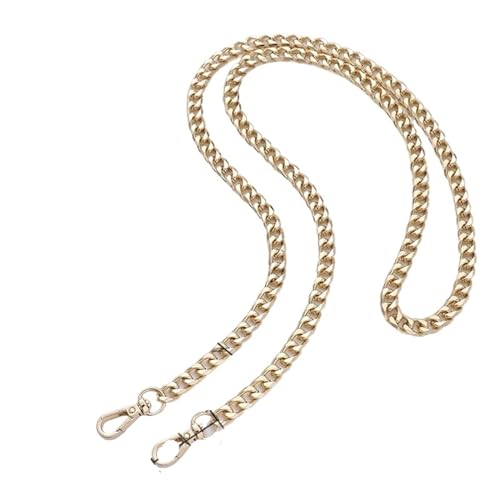 QWWQYDY Taschengurt Goldene Taschenkette Zubehör Metall Verlängerungsketten Unterarm Crossbody Schultergurt Ersatztaschen Gurt for Damentasche(Color-4,40CM) von QWWQYDY