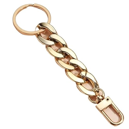 QWWQYDY Taschengurt Kunststoff-Gliederkette Schlüsselanhänger handgefertigt Schlüsselanhänger for Frauen Mädchen Handtasche Anhänger Zubehör Freundschaftsgeschenke(E3817) von QWWQYDY