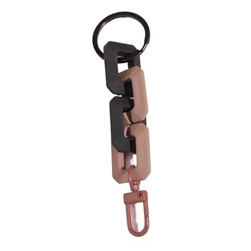 QWWQYDY Taschengurt Kunststoff-Gliederkette Schlüsselanhänger handgefertigt Schlüsselanhänger for Frauen Mädchen Handtasche Anhänger Zubehör Freundschaftsgeschenke(E5538) von QWWQYDY