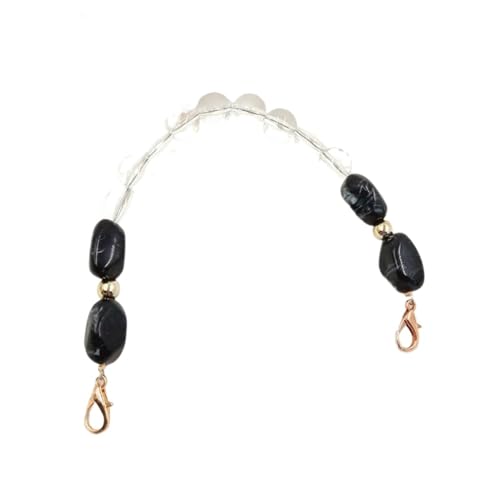 QWWQYDY Taschengurt Retro-Handtaschenkette, DIY, austauschbare Harz-Verlängerungsperlenkette, Bunte Telefonhülle, Hängekette, Telefonhüllen-Zubehör(Color-1) von QWWQYDY