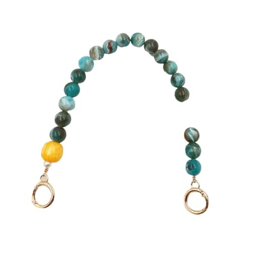 QWWQYDY Taschengurt Retro-Handtaschenkette, DIY, austauschbare Harz-Verlängerungsperlenkette, Bunte Telefonhülle, Hängekette, Telefonhüllen-Zubehör(Color-4) von QWWQYDY