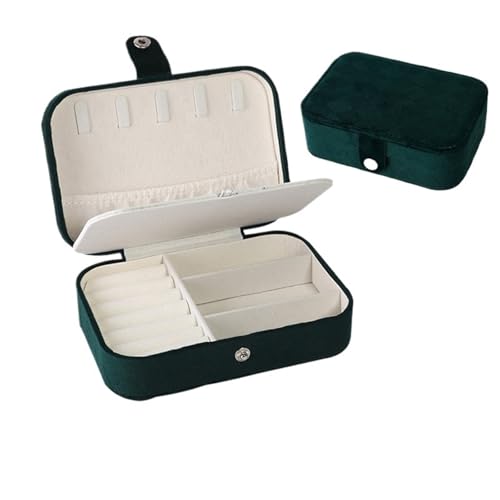 Schmuckaufbewahrung Personalisierte Hochzeitsschmuck-Aufbewahrungsbox, tragbare Reise-Schmuckschatulle, Geschenke for Brautjungfern, Aufbewahrungskoffer for Ohrringe und Halsketten(Dark Green,Rose Gol Schmuckaufbewahrung Personalisierte Hochzeitsschmuck-Aufbewahrungsbox, tragbare Reise-Schmuckschatulle, Geschenke for Brautjungfern, Aufbewahrungskoffer for Ohrringe und Halsketten(Dark Green,Rose Gol von QWWQYDY