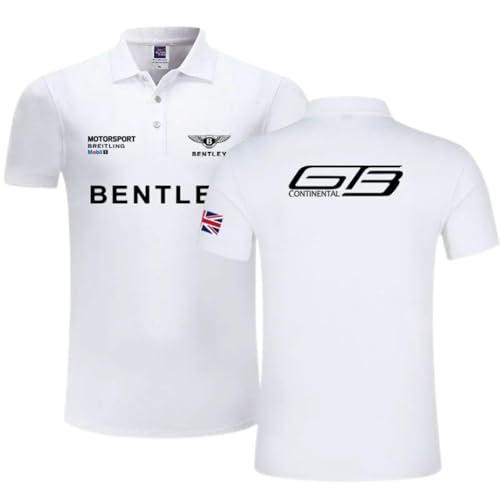 QWZWFC88 Unisex T-Shirt für Bentley, Schnell trocknend Kurzarm Hochwertiger Stoff T-Shirt Geschenk,White-XXL von QWZWFC88