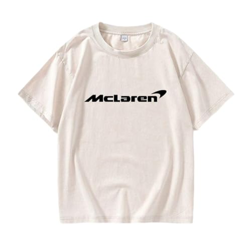 QWZWFC88 Unisex T-Shirt für Mclaren, Schnell trocknend Kurzarm Hochwertiger Stoff T-Shirt Geschenk,Beige-M QWZWFC88 Unisex T-Shirt für Mclaren, Schnell trocknend Kurzarm Hochwertiger Stoff T-Shirt Geschenk,Beige-M von QWZWFC88