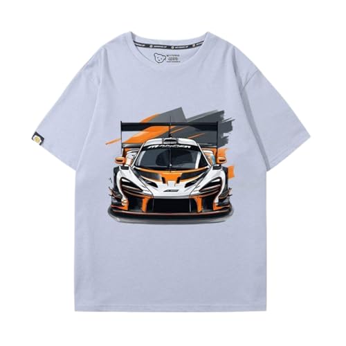 QWZWFC88 Unisex T-Shirt für Mclaren, Schnell trocknend Kurzarm Hochwertiger Stoff T-Shirt Geschenk,Blue-M QWZWFC88 Unisex T-Shirt für Mclaren, Schnell trocknend Kurzarm Hochwertiger Stoff T-Shirt Geschenk,Blue-M von QWZWFC88