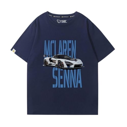QWZWFC88 Unisex T-Shirt für Mclaren, Schnell trocknend Kurzarm Hochwertiger Stoff T-Shirt Geschenk,Blue-S QWZWFC88 Unisex T-Shirt für Mclaren, Schnell trocknend Kurzarm Hochwertiger Stoff T-Shirt Geschenk,Blue-S von QWZWFC88