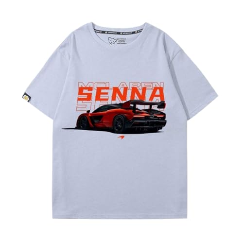QWZWFC88 Unisex T-Shirt für Mclaren, Schnell trocknend Kurzarm Hochwertiger Stoff T-Shirt Geschenk,Blue-XL QWZWFC88 Unisex T-Shirt für Mclaren, Schnell trocknend Kurzarm Hochwertiger Stoff T-Shirt Geschenk,Blue-XL von QWZWFC88