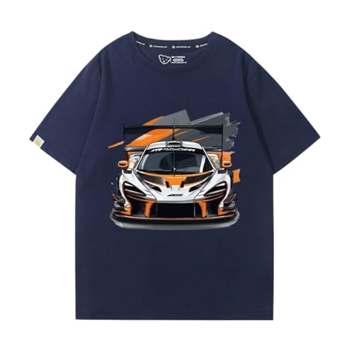 QWZWFC88 Unisex T-Shirt für Mclaren, Schnell trocknend Kurzarm Hochwertiger Stoff T-Shirt Geschenk,Blue-XXL QWZWFC88 Unisex T-Shirt für Mclaren, Schnell trocknend Kurzarm Hochwertiger Stoff T-Shirt Geschenk,Blue-XXL von QWZWFC88