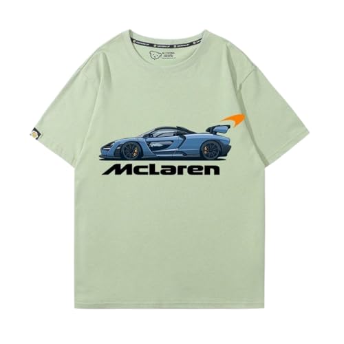 QWZWFC88 Unisex T-Shirt für Mclaren, Schnell trocknend Kurzarm Hochwertiger Stoff T-Shirt Geschenk,Green-L QWZWFC88 Unisex T-Shirt für Mclaren, Schnell trocknend Kurzarm Hochwertiger Stoff T-Shirt Geschenk,Green-L von QWZWFC88