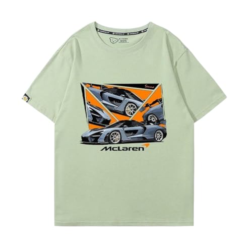 QWZWFC88 Unisex T-Shirt für Mclaren, Schnell trocknend Kurzarm Hochwertiger Stoff T-Shirt Geschenk,Green-M QWZWFC88 Unisex T-Shirt für Mclaren, Schnell trocknend Kurzarm Hochwertiger Stoff T-Shirt Geschenk,Green-M von QWZWFC88
