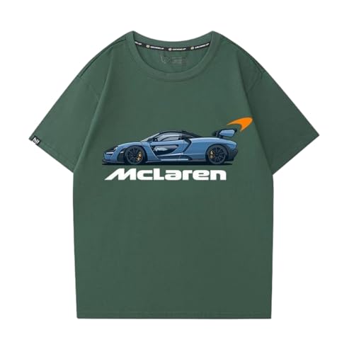 QWZWFC88 Unisex T-Shirt für Mclaren, Schnell trocknend Kurzarm Hochwertiger Stoff T-Shirt Geschenk,Green-XXL QWZWFC88 Unisex T-Shirt für Mclaren, Schnell trocknend Kurzarm Hochwertiger Stoff T-Shirt Geschenk,Green-XXL von QWZWFC88